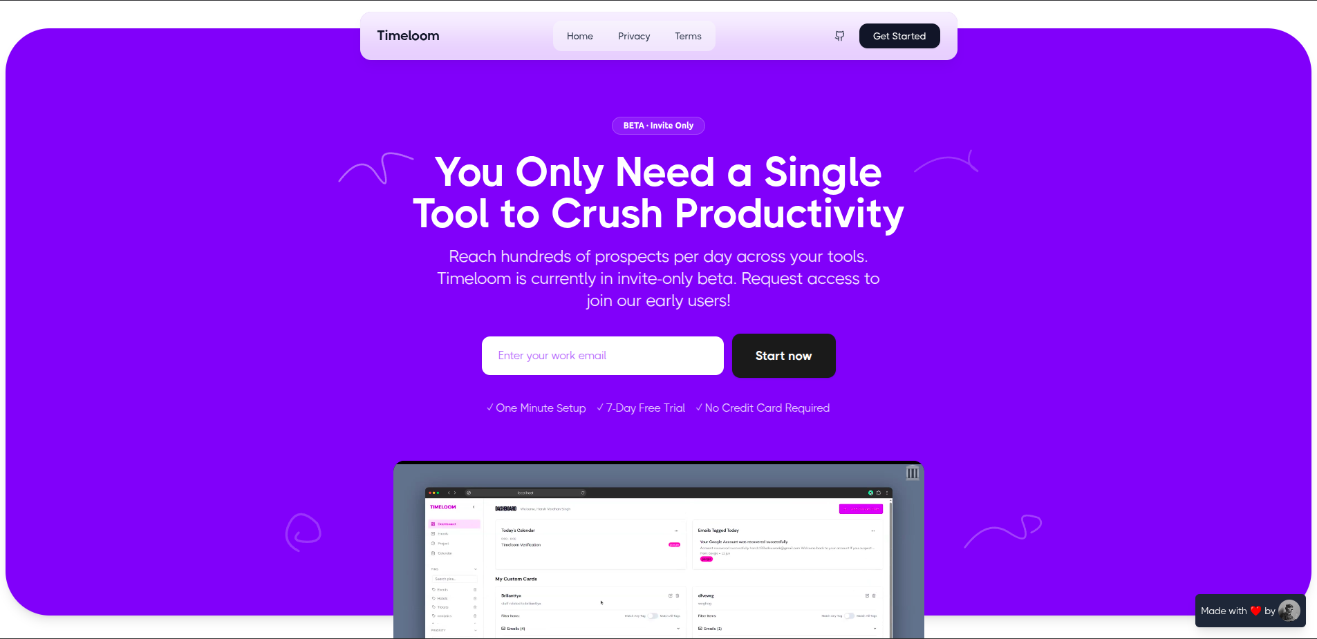 Timeloom — Prospect Outreach SaaS